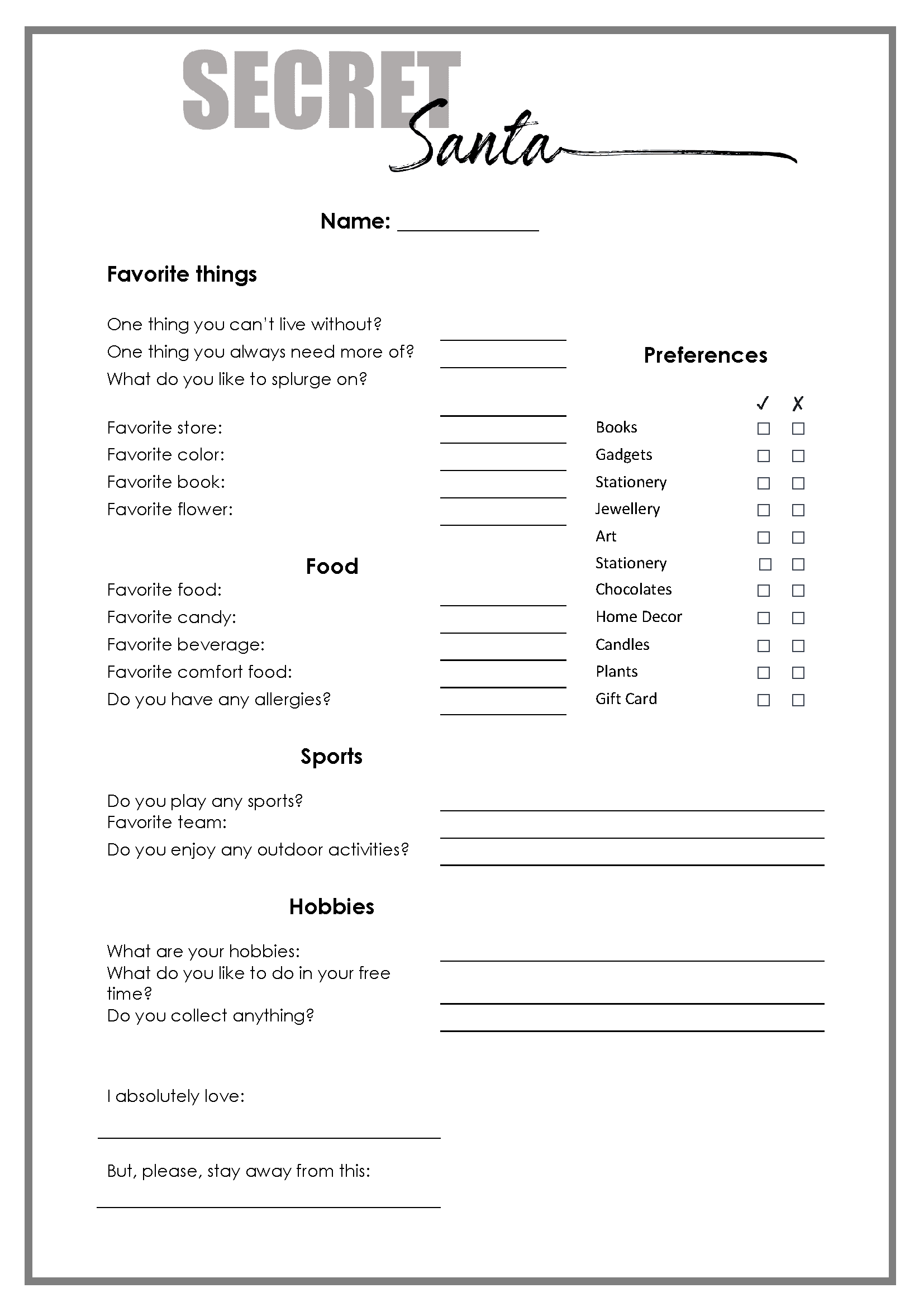 Free editable Secret Santa form template free-editable-secret-santa-form-template