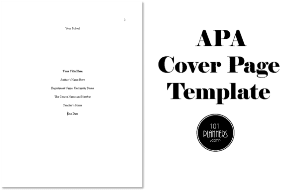 FREE Cover Page Template | Instant Download | Many Formats