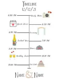 Wedding Planning Timeline