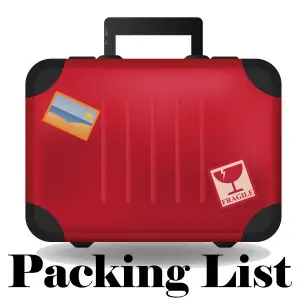 Select packing list option