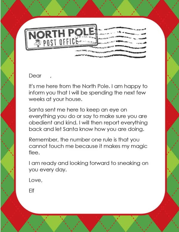 free-editable-elf-on-the-shelf-letter-template-elf-notes for Elf Return Letter Free Printable FREE Editable Elf on the Shelf Letter Template & Elf Notes for Elf Return Letter Free Printable