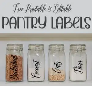 pantry labels