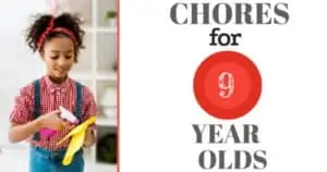 Chores for 9 year olds