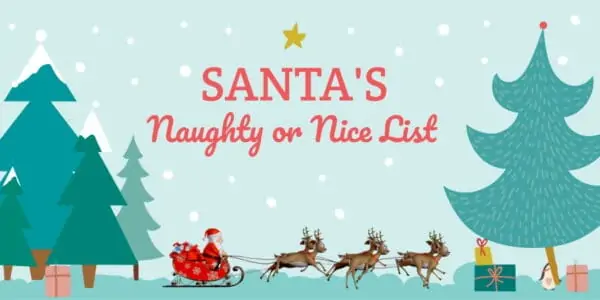 Santas naughty or nice list