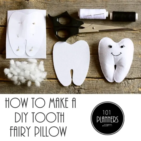 DIY tooth fairy pillow
