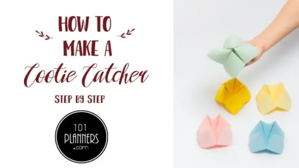 How to fold a cootie catcher step by step