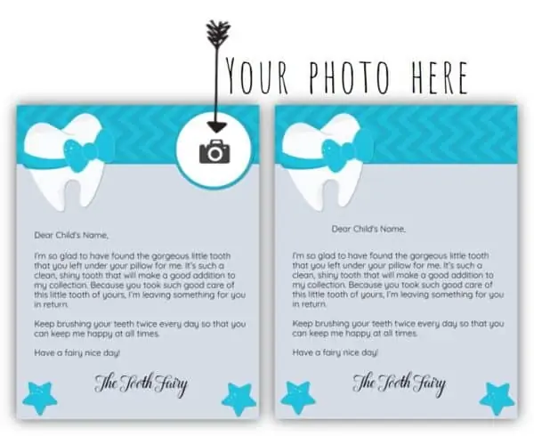 free tooth fairy letter