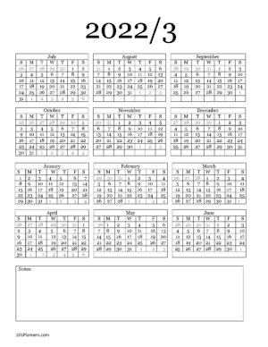 Calendar for Students