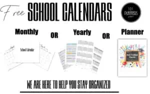 school calendar template