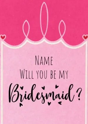 asking bridesmaids cards