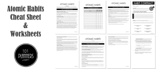 Atomic habits cheat sheet