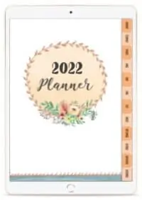 2022 planner digital and printable