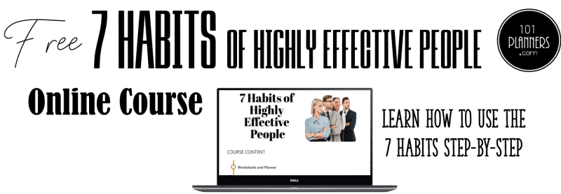 7 habits online course