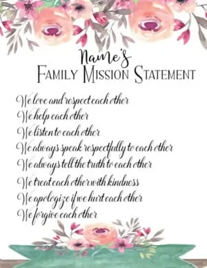 Family Mission Statement