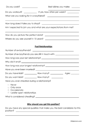 Girlfriend Application