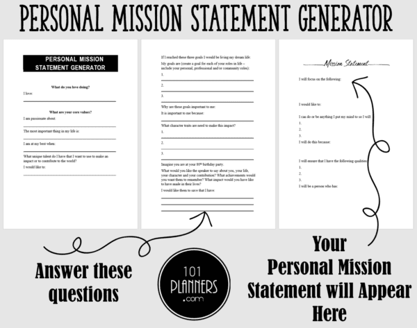 personal mission statement generator