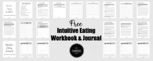 intuitive eating workbook