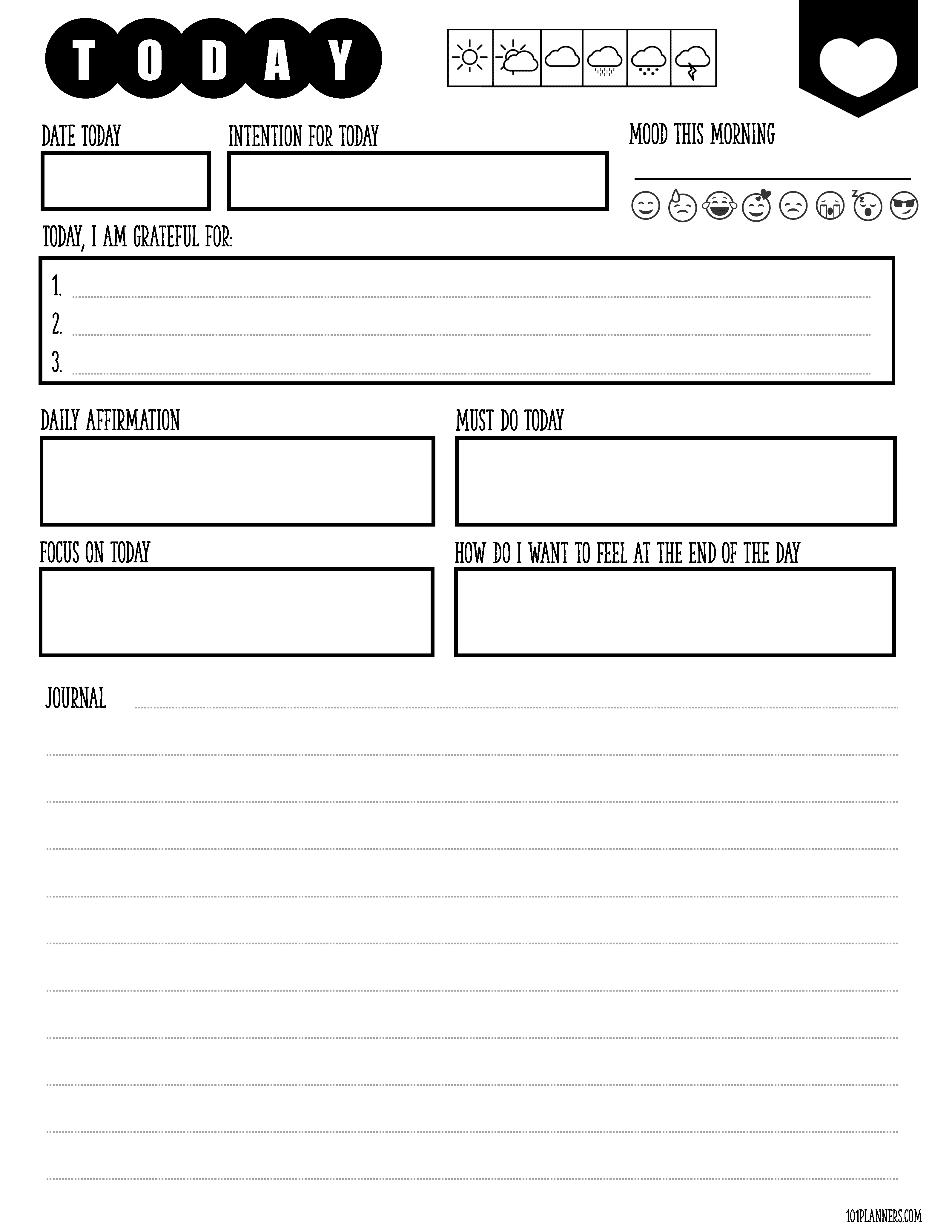 Time-Tested Daily Journal Template (Download) - Journaling Habit