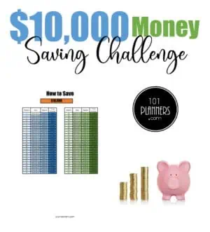 $10000 money saving challenge