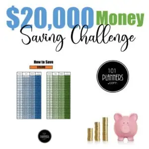 $20000 money saving challenge