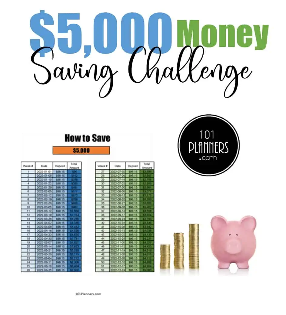 11 Money Saving Challenge Ideas With Free Printables