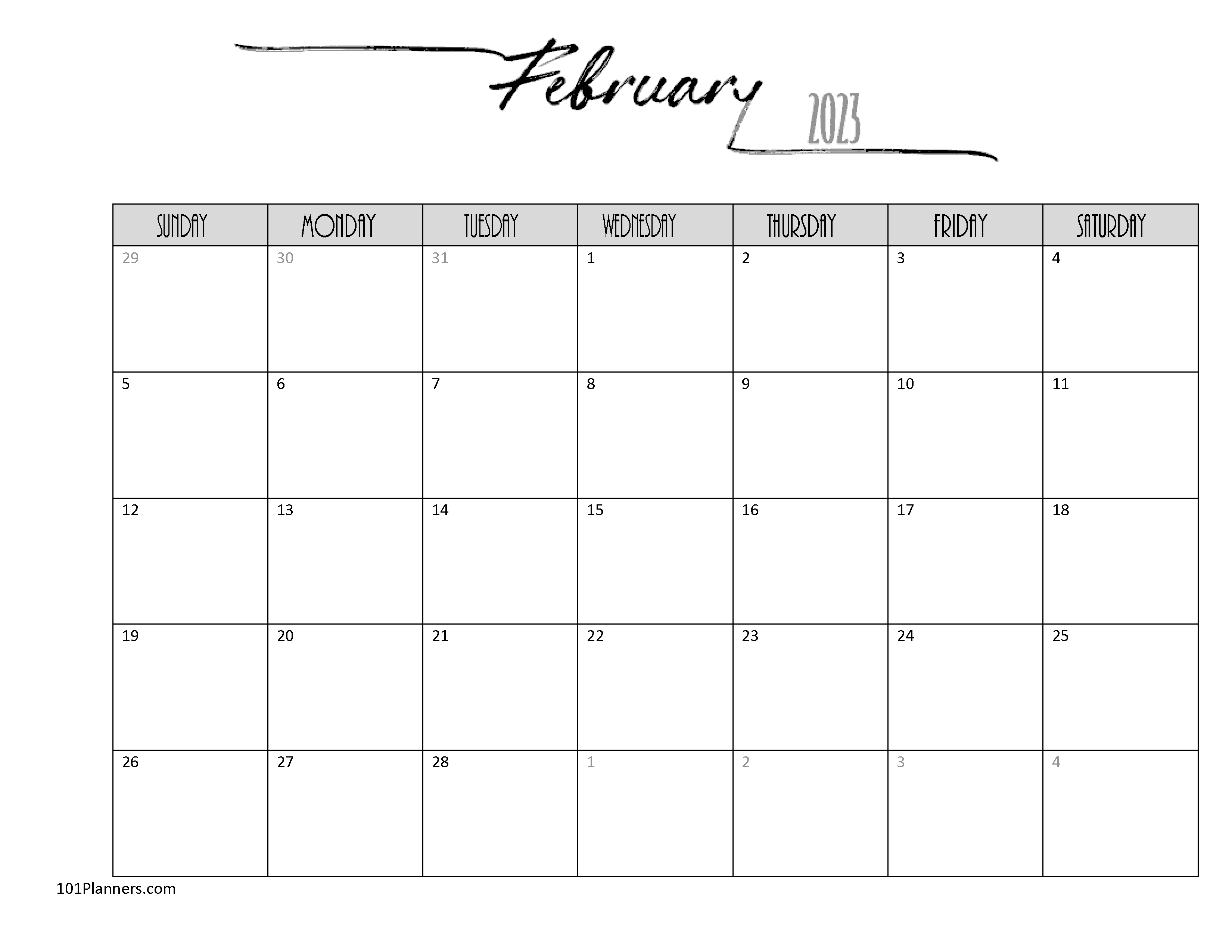 Calendario En Word 2023 FREE 2023 Calendar Template Word | Instant Download