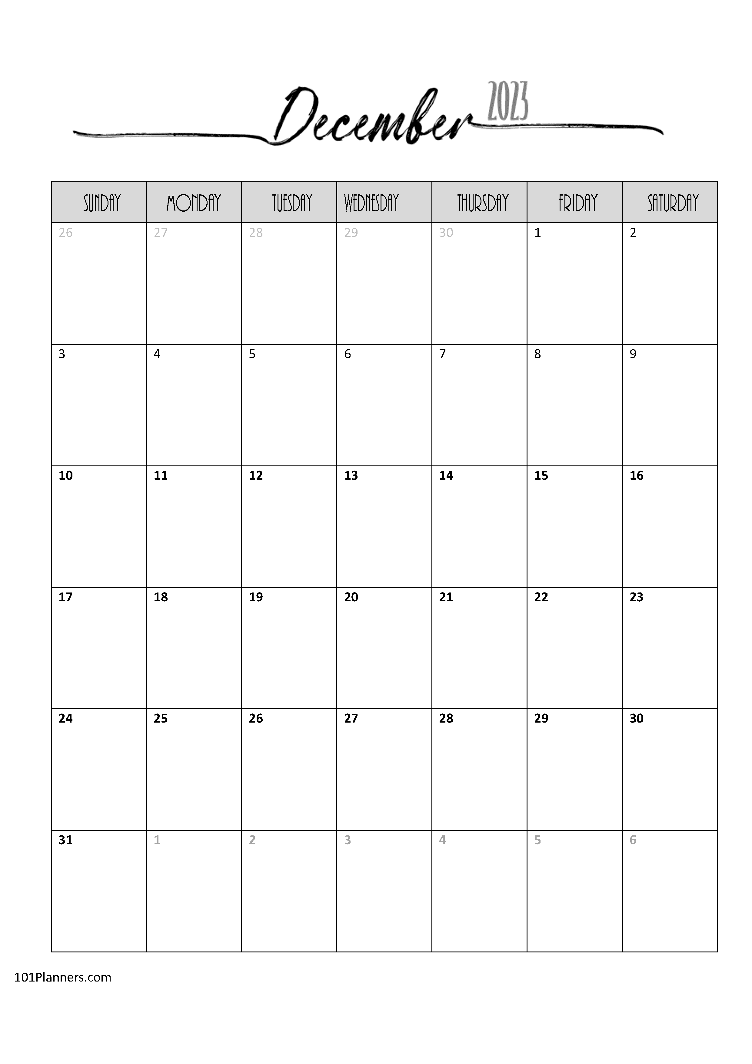 FREE Printable Monthly Calendar | Word, PDF, Excel or Designer