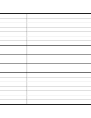 Blank Cornell Notes Templates