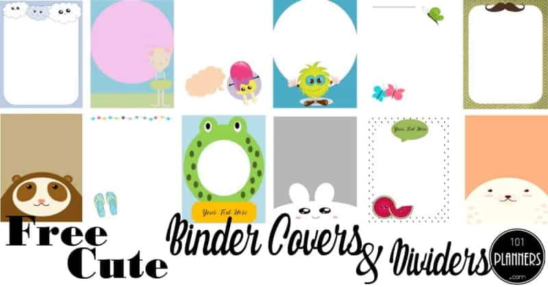 cute binder covers