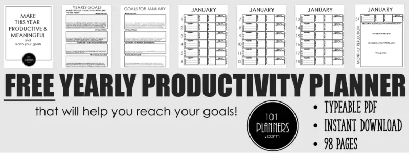productivity planner