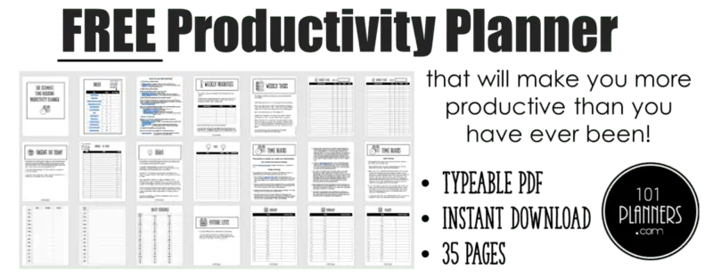 productivity planner