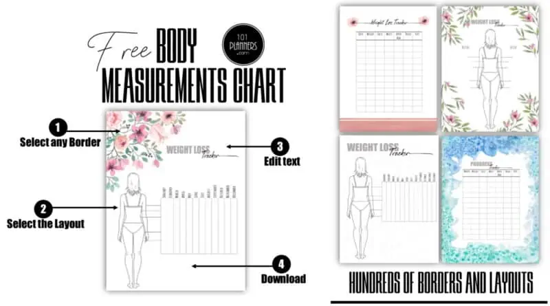 body measurement charts