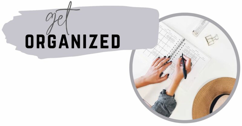 how to be more organized