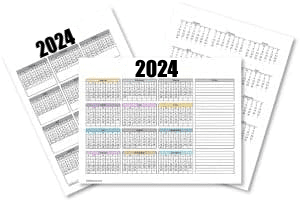 Blank calendar 2024