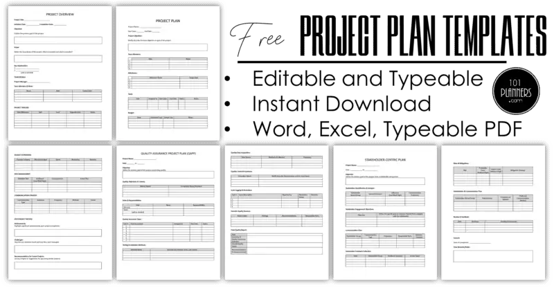 project plan templates