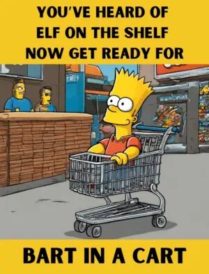 Bart in a cart