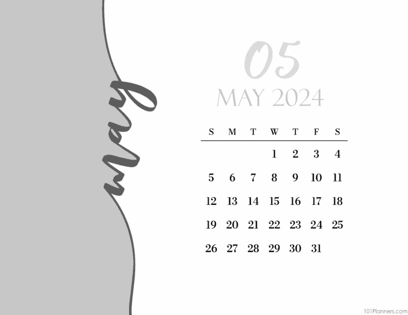 May 2024 Calendar 6