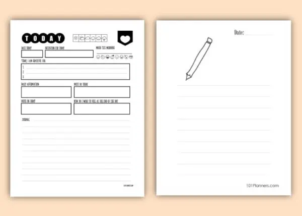 journal template