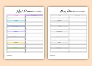 Meal plan