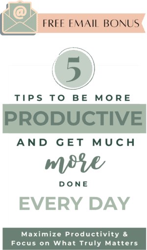5 tips to be more productive