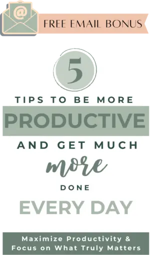 5 tips to be more productive