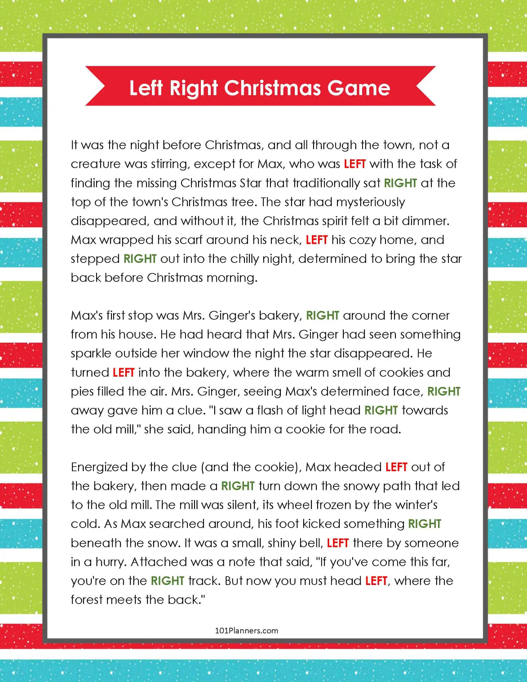 FREE Left Right Christmas Game | AI Personalized Story Creator free-left-right-christmas-game-ai-personalized-story-creator