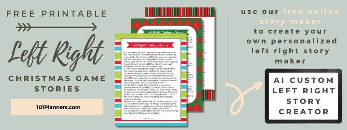 free-left-right-christmas-game-ai-personalized-story-creator for Left Right Christmas Story Free Printable FREE Left Right Christmas Game | AI Personalized Story Creator for Left Right Christmas Story Free Printable