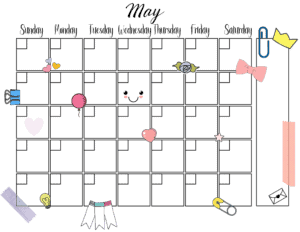 may cute calendar