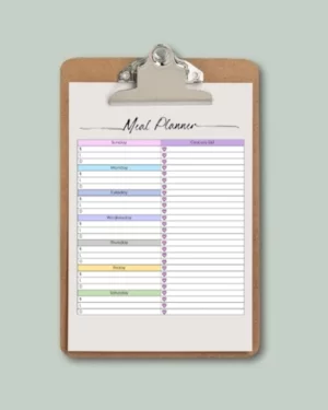 meal plan template